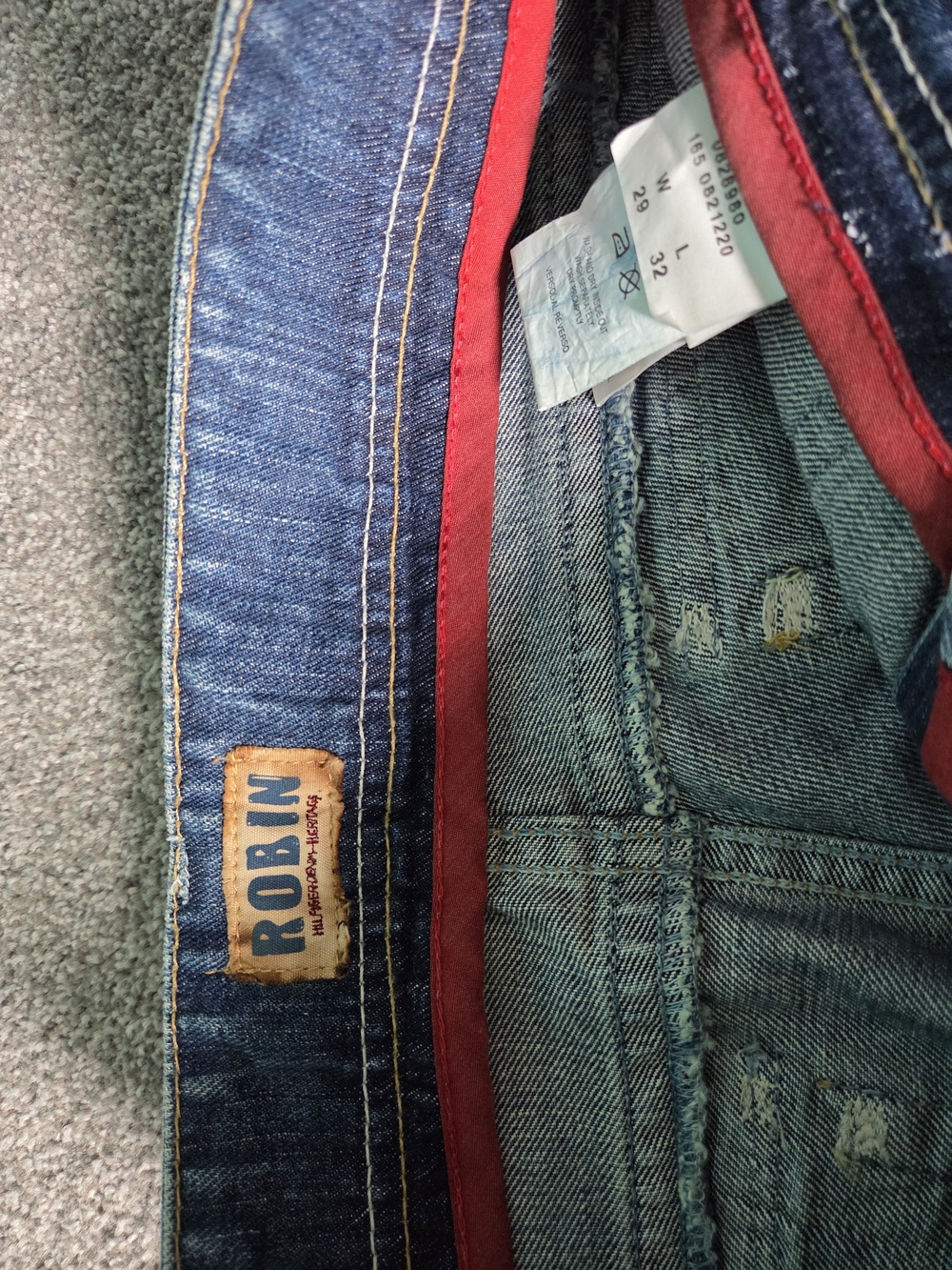 Tommy Hilfiger Light Blue Wide-Leg Jeans - Picture 2 of 7